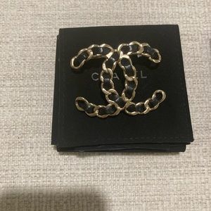Authentic Chanel CC brooch
